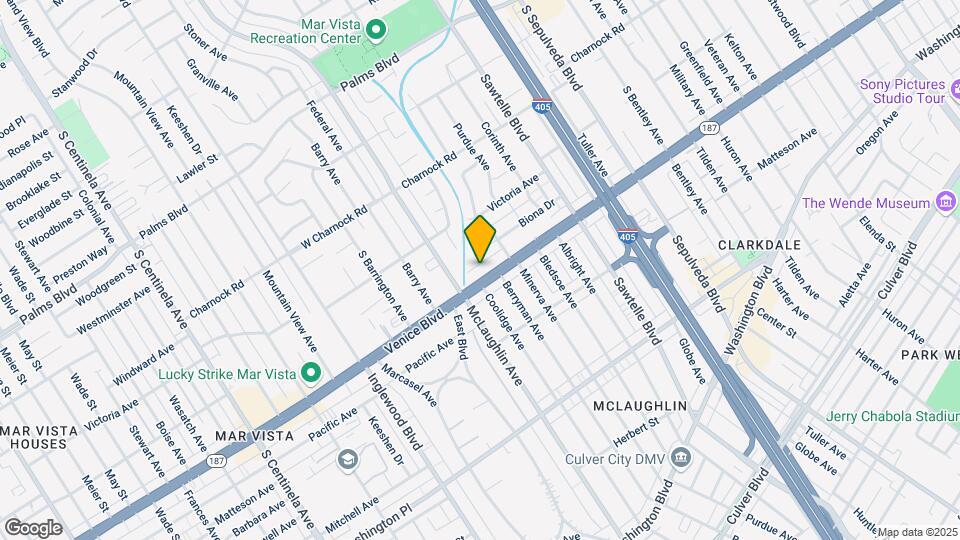Venice Blvd Apartments Mapa y Detalles de la Ubicación