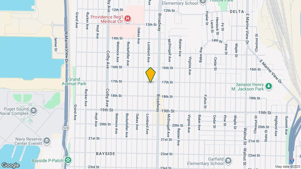 1705 Lombard Ave Map and Location Details
