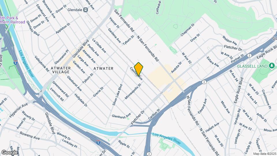 3220 Casitas Ave Map and Location Details