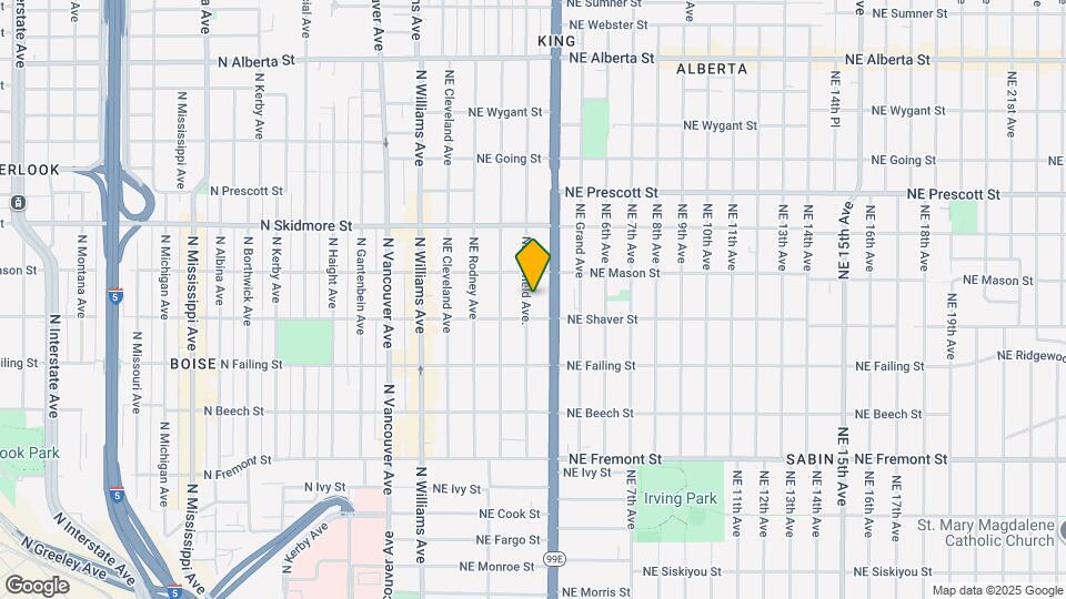 4030-4030 NE Garfield Ave. Map and Location Details