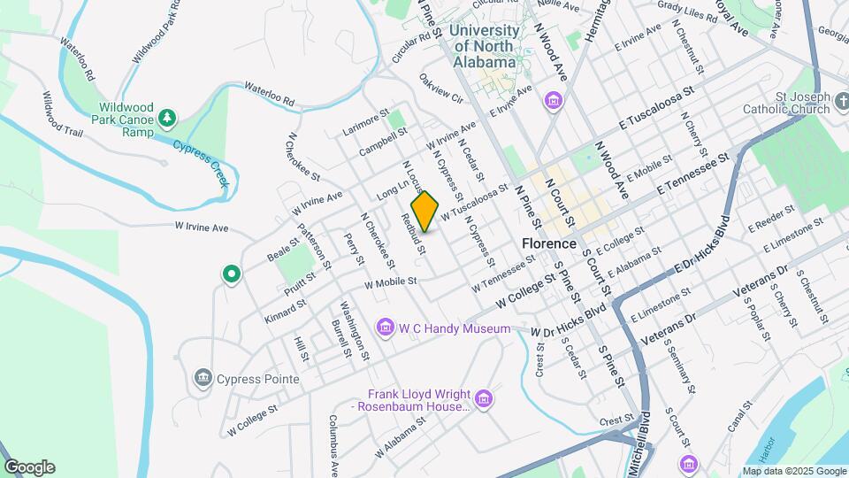 515 E Tuscaloosa St, Unit 3 Fully Furnished Mapa y Detalles de la Ubicación