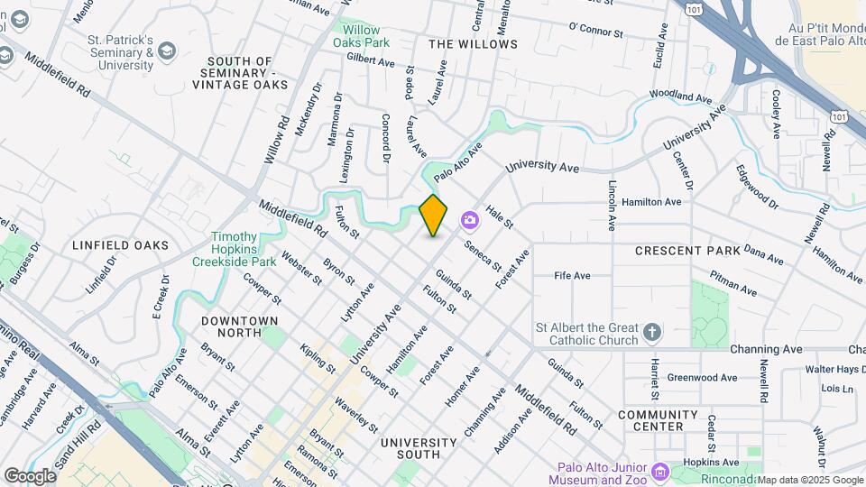 831 University Ave Map and Location Details