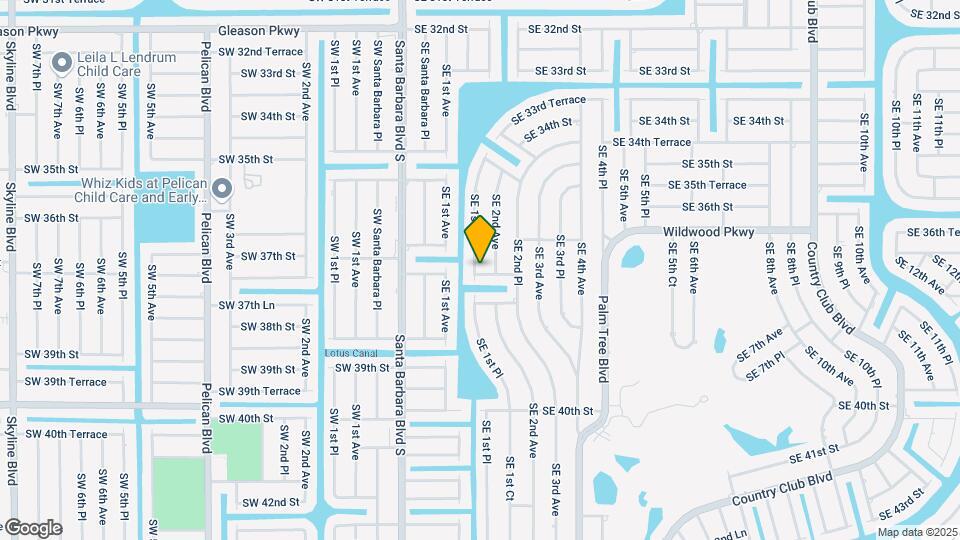 3719 SE 1st Pl Map and Location Details