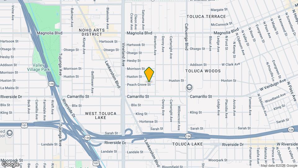 10827 1/2 Peach Grove St Map and Location Details