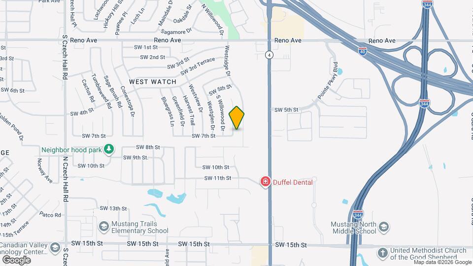 732 Westridge Ct Map and Location Details