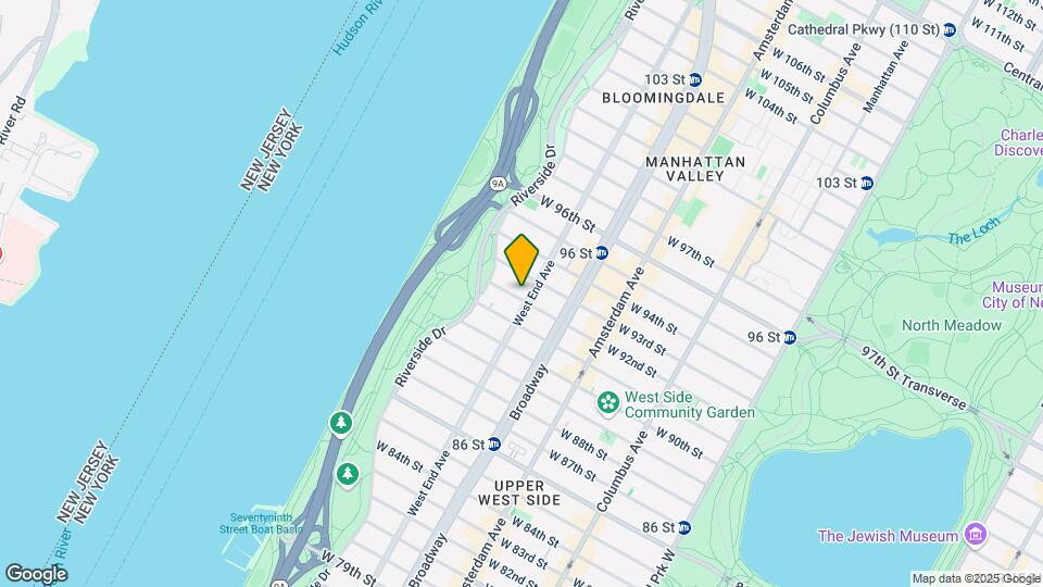 303-307 W 92nd St Mapa y Detalles de la Ubicación