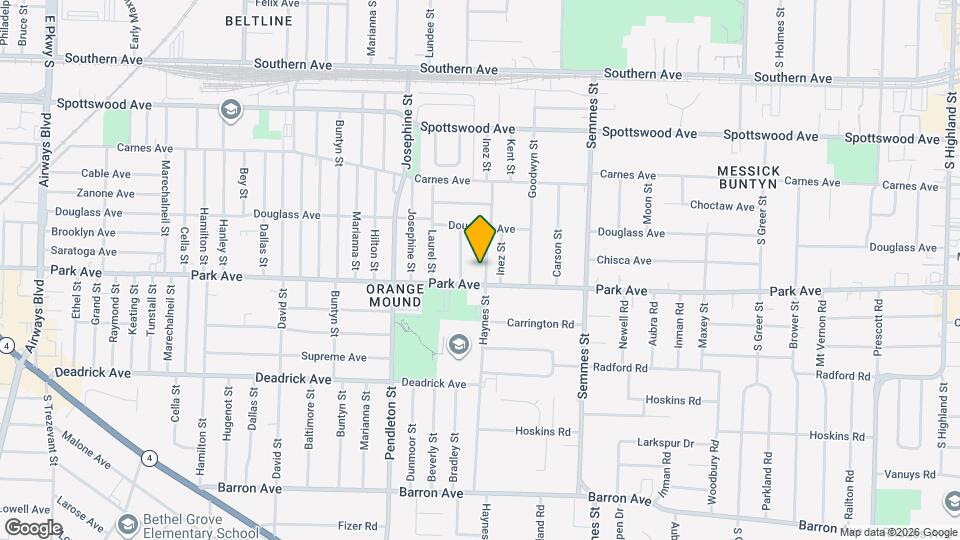 865 Haynes St Map and Location Details