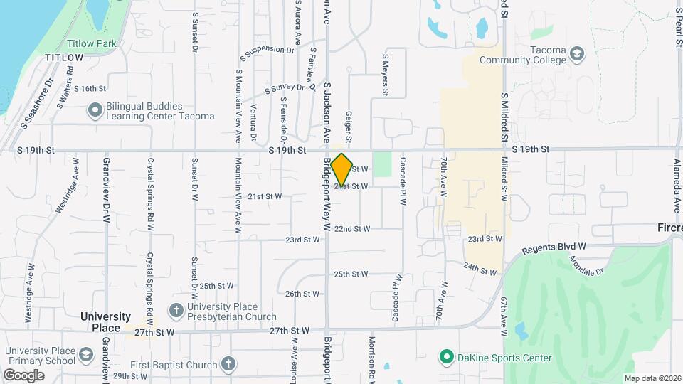 7414 21st St W Map and Location Details