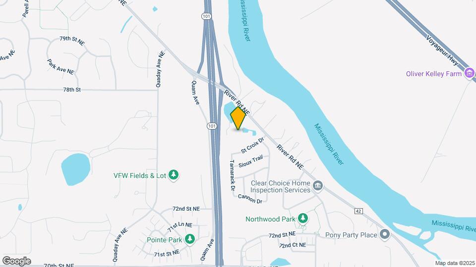 Rivers Edge Apartments Map and Location Details