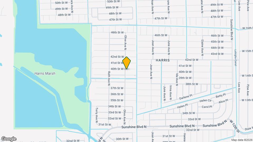 3113 40th St W Map and Location Details