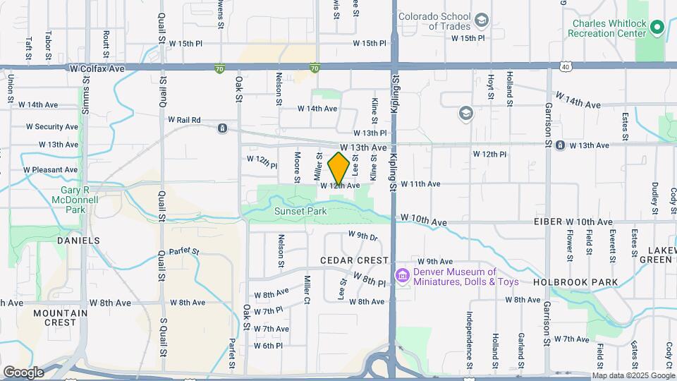 10280 W 12th Ave Map and Location Details