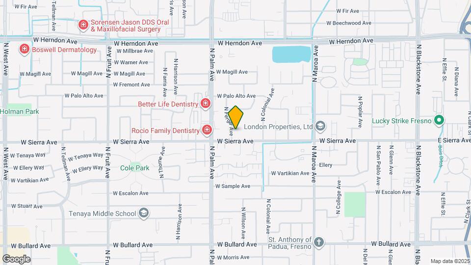 6434 N Ferger Ave Map and Location Details