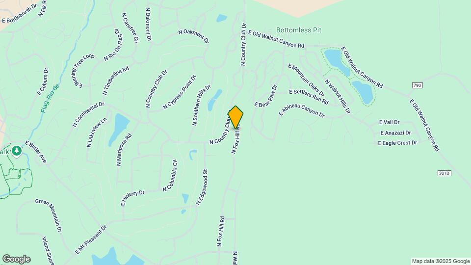 2115 N Fox Hill Rd Map and Location Details