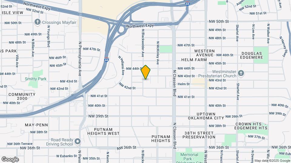 4326 N Blackwelder Ave Map and Location Details
