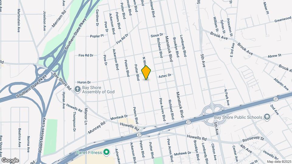 1354 N Windsor Ave Map and Location Details