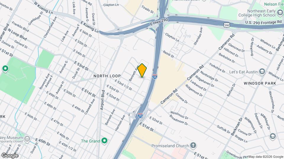 5414 Harmon Ave Map and Location Details