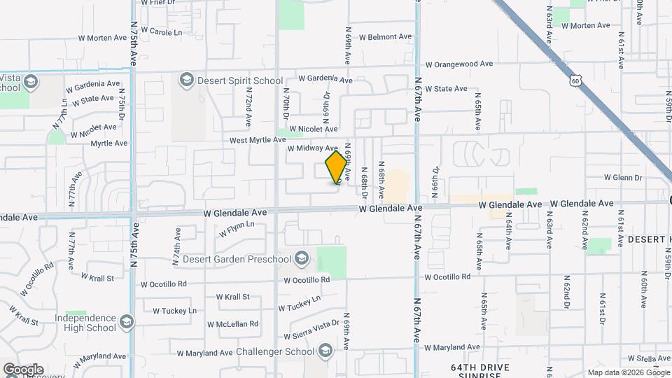 6960 W Cactus Wren Dr Map and Location Details