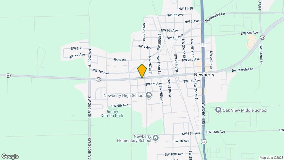 25825 W Newberry Rd Map and Location Details