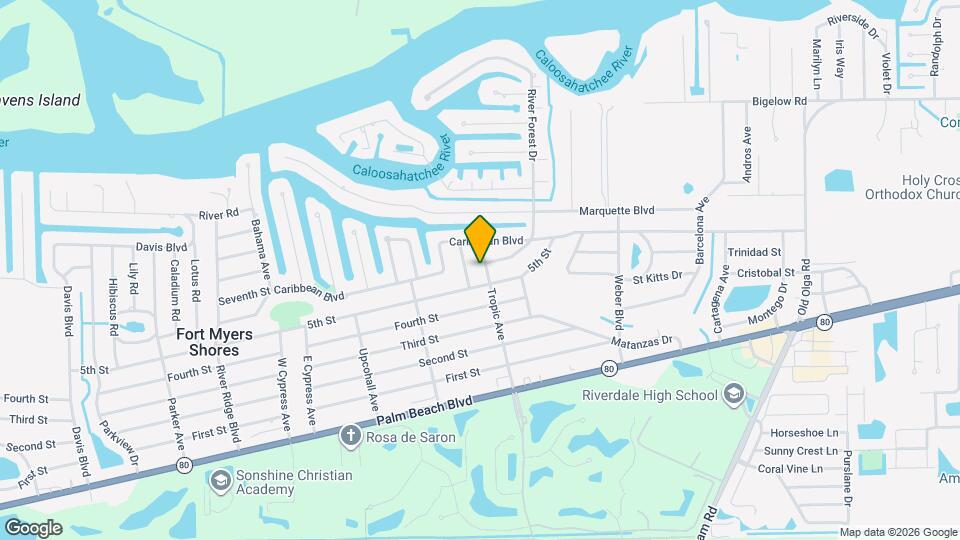 2161 Tropic Ave Map and Location Details