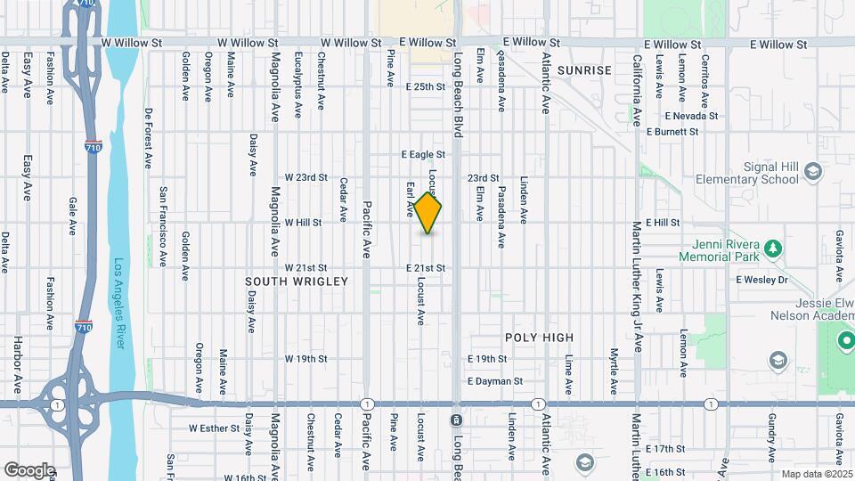 2161 Locust Ave Map and Location Details