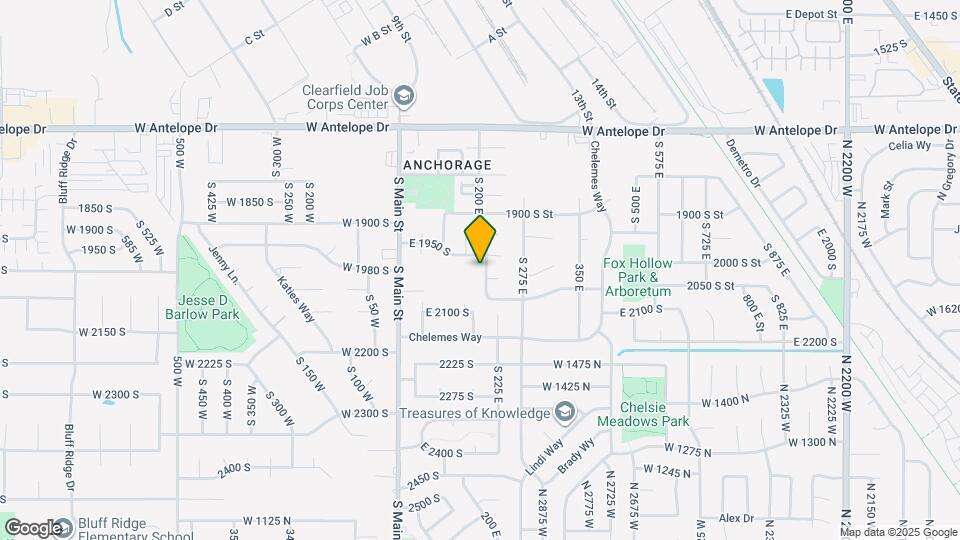 1980 S 200 E Map and Location Details