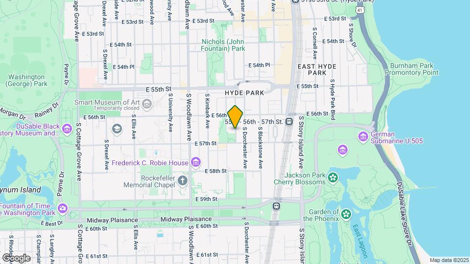 5631-5639 S Kenwood Ave Map and Location Details