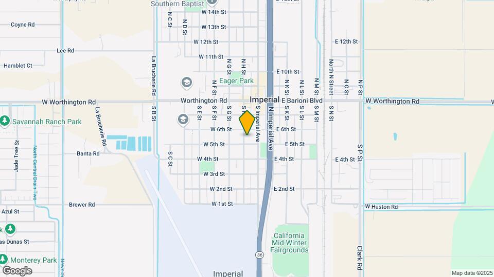 316 S H St Map and Location Details