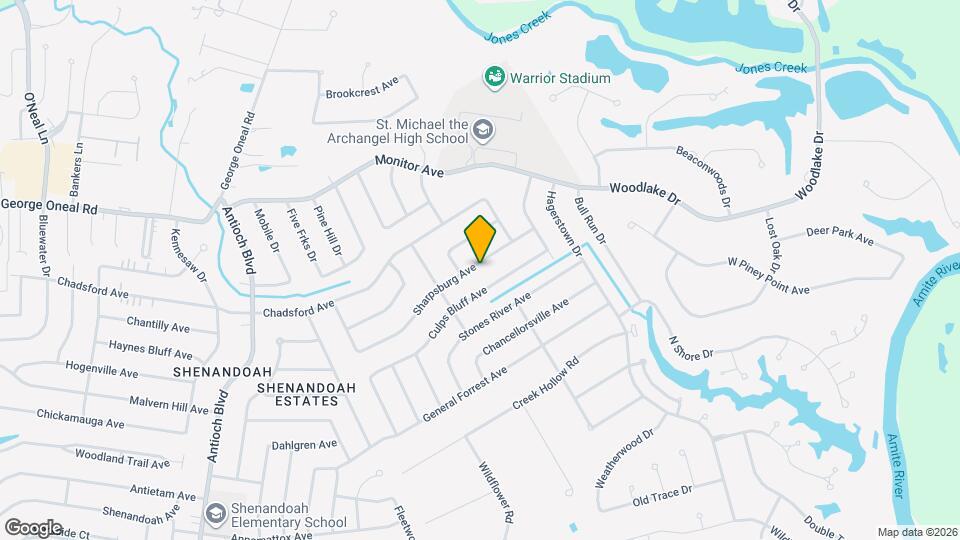 17536 Sharpsburg Ave Mapa y Detalles de la Ubicación