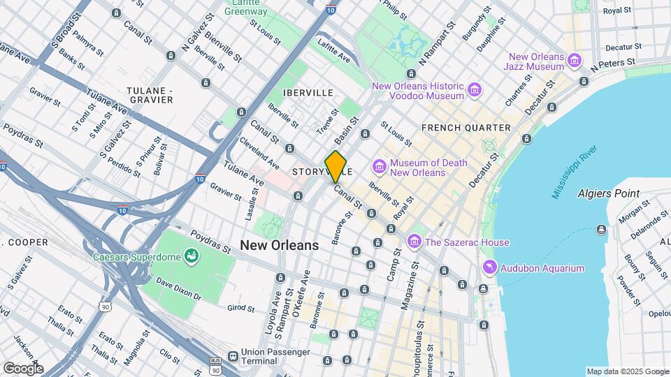1014 Canal St Map and Location Details