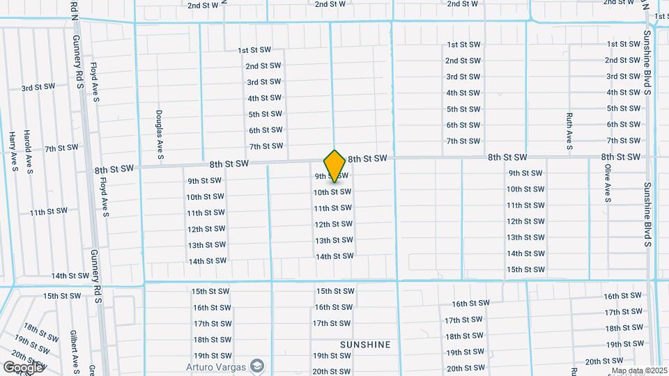 3808 10th St SW Map and Location Details