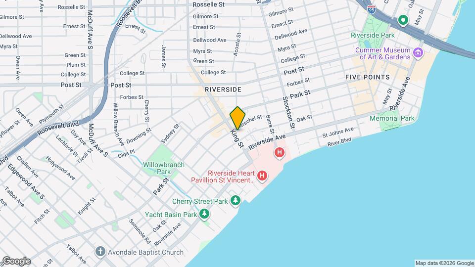 1613 King St Map and Location Details