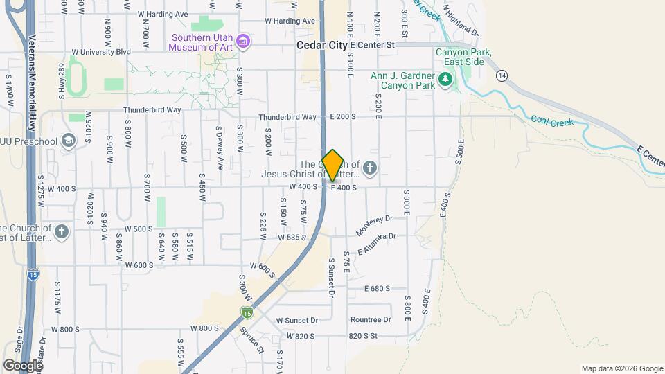 42 S 400 E Map and Location Details