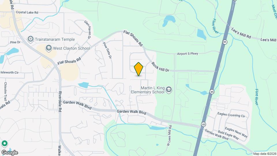 845 Rock Shoal Ct Map and Location Details