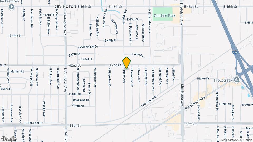 4155 N Kitley Ave Map and Location Details