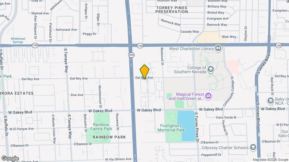 1400 Santa Margarita St, Unit C Map and Location Details