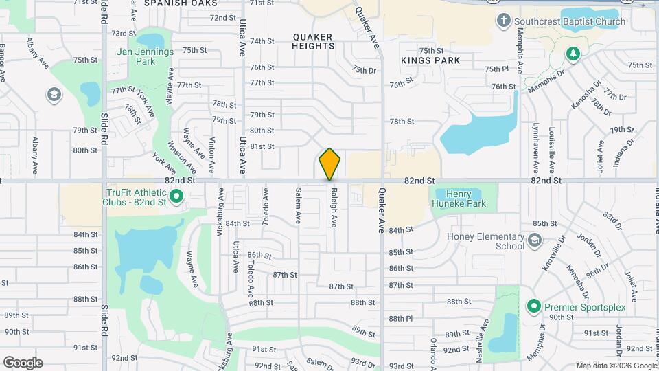 8202 Raleigh Ave Map and Location Details