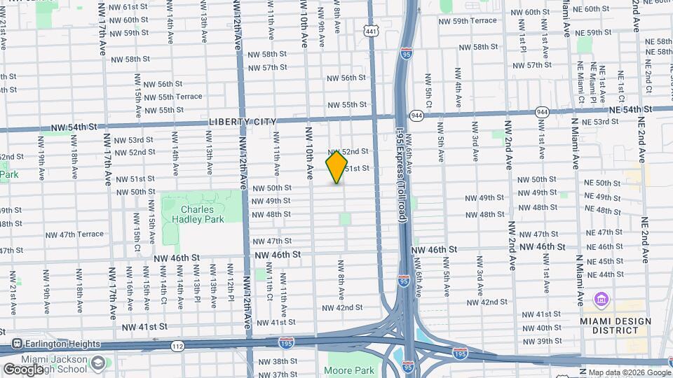 820 NW 50th St Map and Location Details