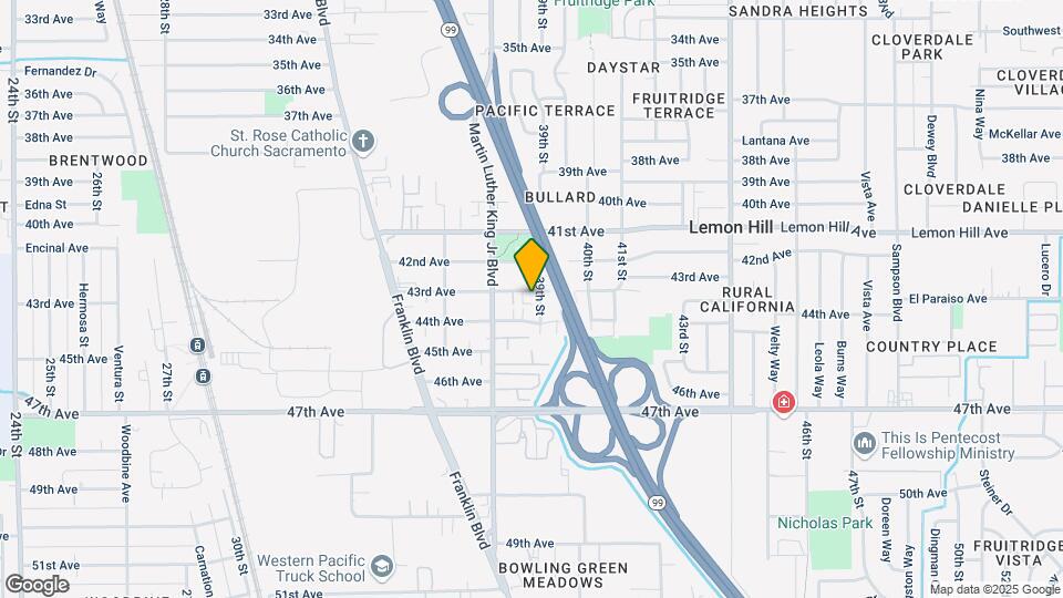 3908 43rd Ave Mapa y Detalles de la Ubicación