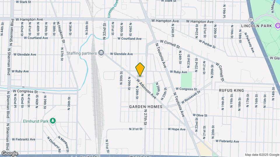 4446 N 28th St Map and Location Details