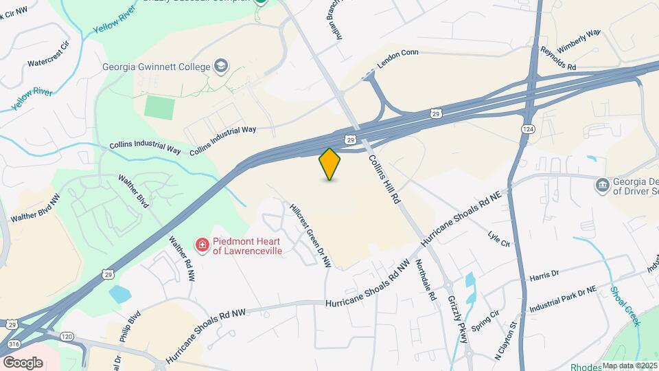 The Averly Collins Hill Map and Location Details