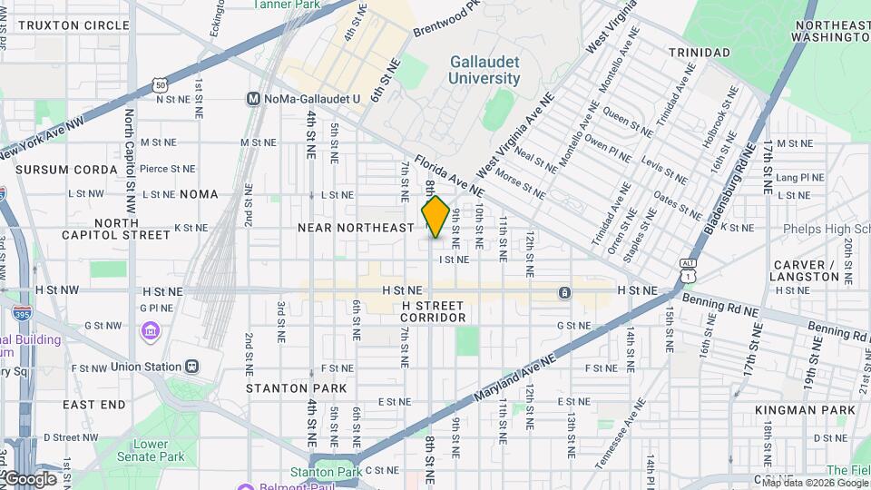 909 8th St NE Map and Location Details