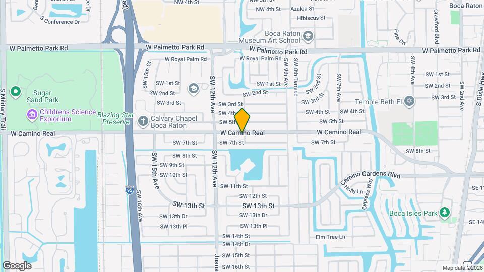 1100 W Camino Real Map and Location Details