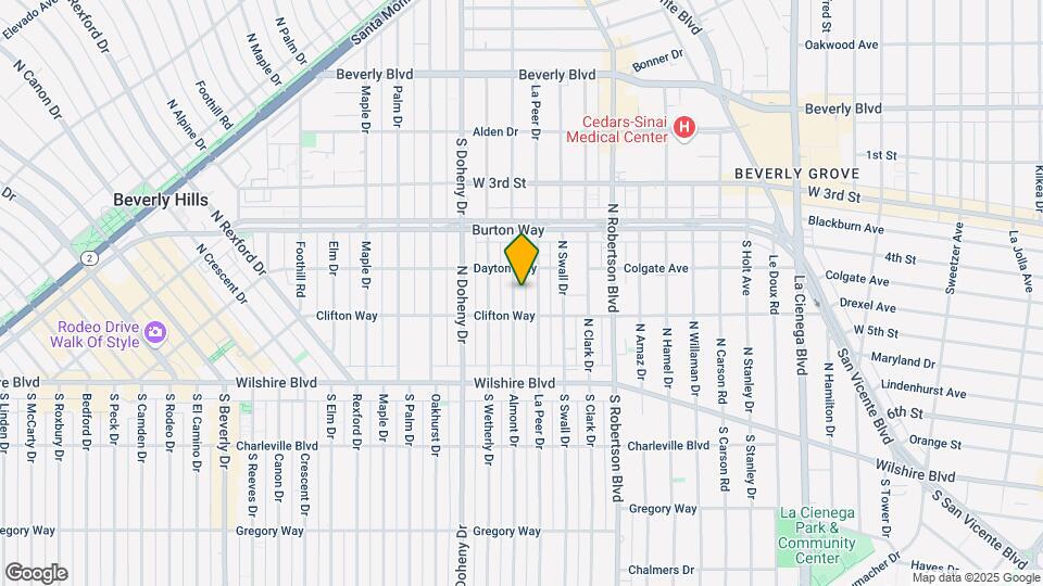 226 N Almont Dr, Unit 226 Mapa y Detalles de la Ubicación