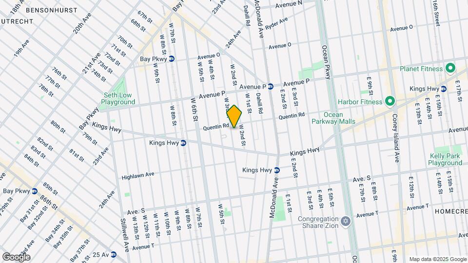1701 W 3rd St Map and Location Details