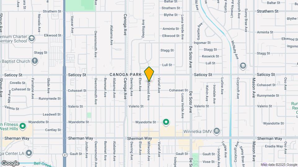 7523 Milwood Ave Mapa y Detalles de la Ubicación