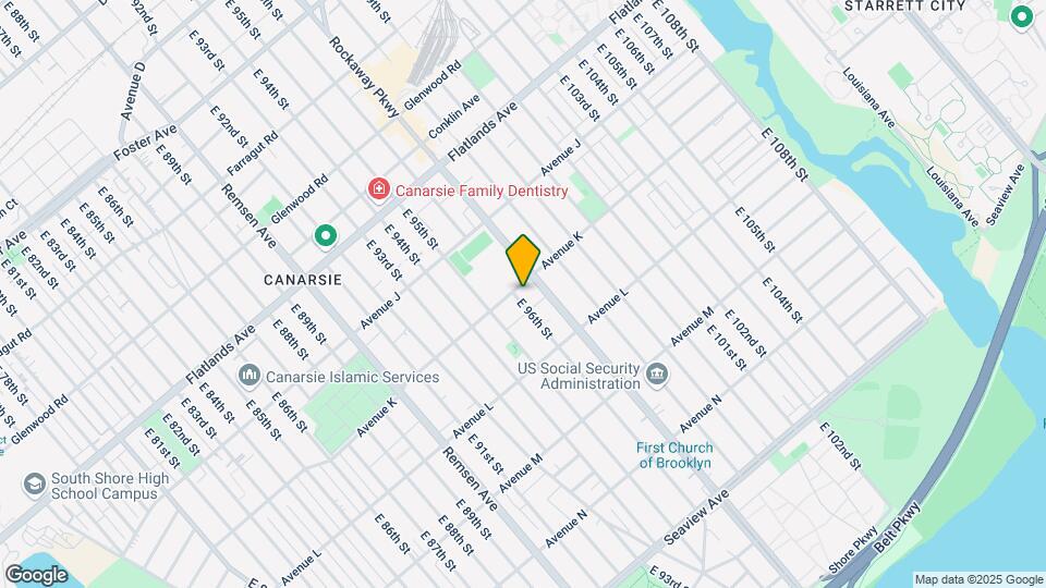 1319 E 96th St-Unit -2 Map and Location Details