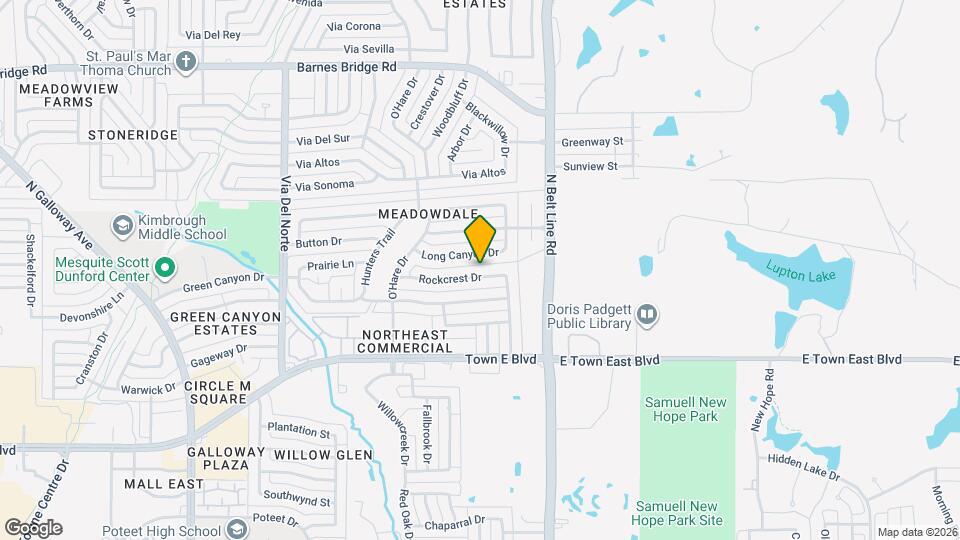 225 Rockcrest Dr Mapa y Detalles de la Ubicación