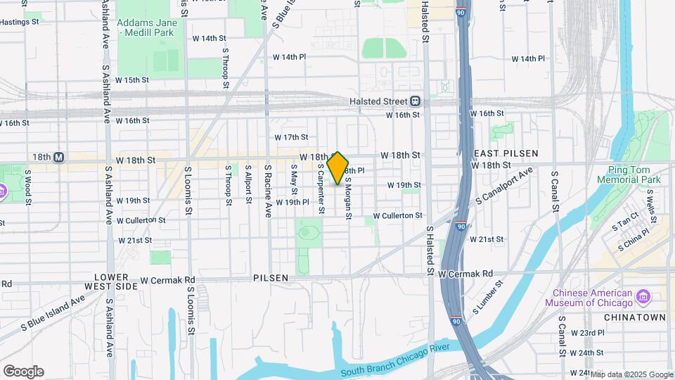 1013 W 19th St, Unit 2 Map and Location Details