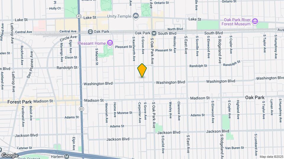 832 Washington Blvd. Map and Location Details