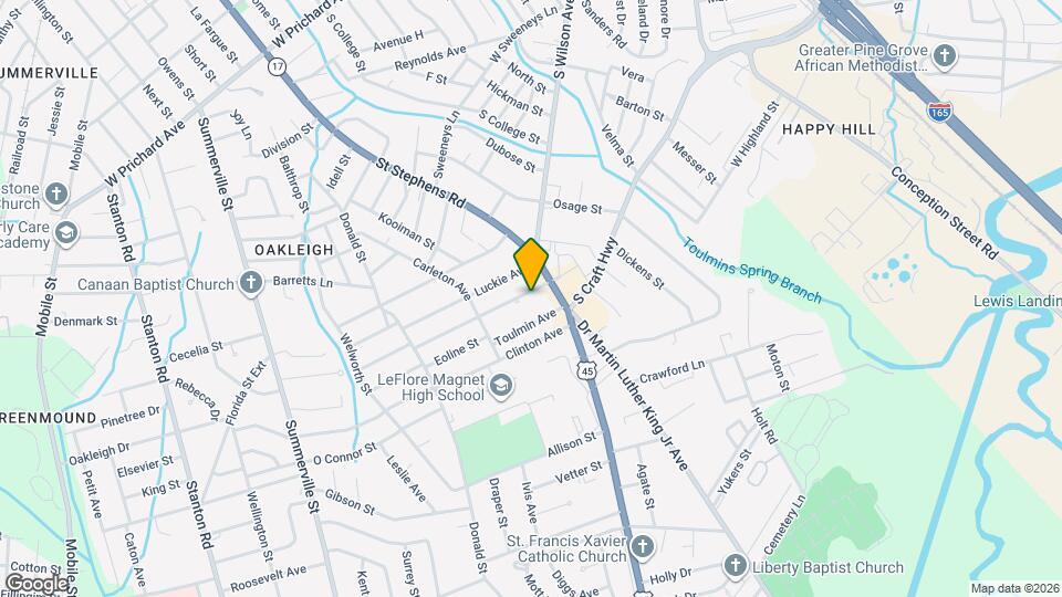 1821 Seale St Map and Location Details